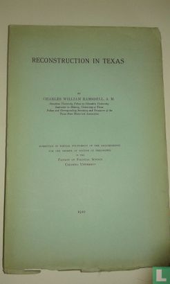 Reconstruction in Texas - Image 1