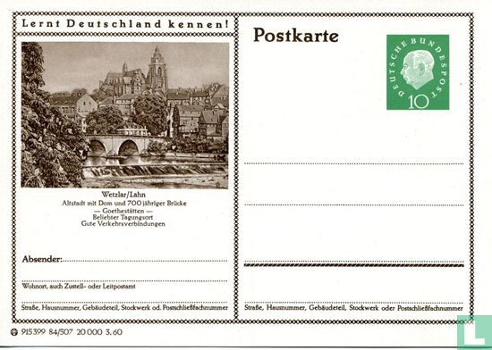 Postcard Wetzlar