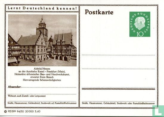 Postkarte Alsfeld