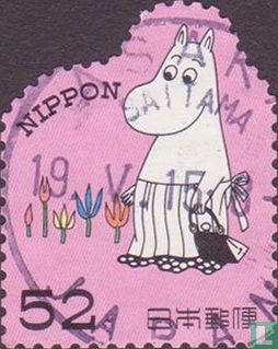 Voeux Timbres Moomin