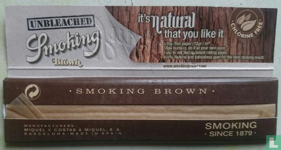 Smoking king size Brown ( unbleached.)  - Afbeelding 2