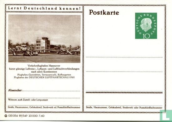 Briefkaart Hannover