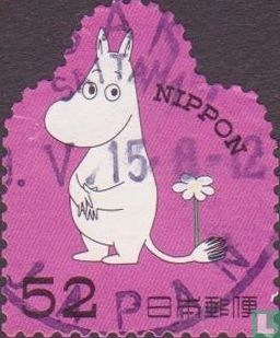 Voeux Timbres Moomin 