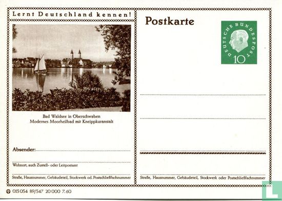 Briefkaart Bad Waldsee