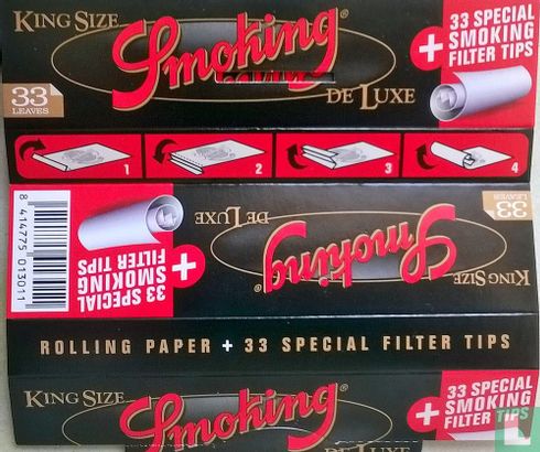 Smoking king size De Luxe ( + 33 Filter Tips.) 