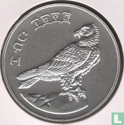 Ethiopia 10 birr 1978 (EE1970) "Bearded vulture" - Image 1