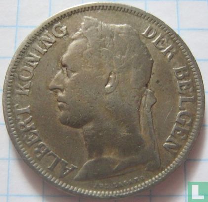 Congo belge 1 franc 1925 (NLD) - Image 2