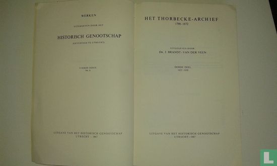 Het Thorbecke archief 1825-1830 - Bild 3