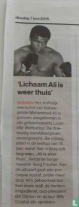 'Lichaam Ali is weer thuis'