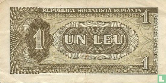 Romania 1 Leu 1966 - Image 2
