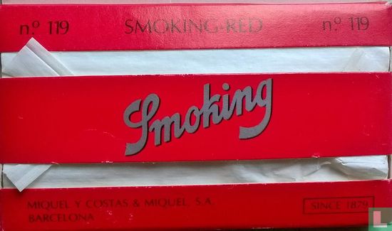 Smoking Double Booklet Red No 119 - Afbeelding 2