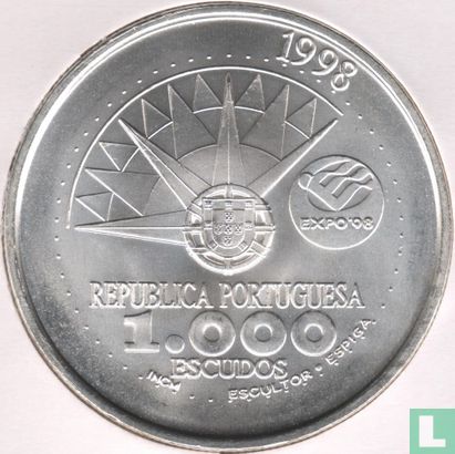 Portugal 1000 escudos 1998 "International Year of the oceans Expo 98" - Image 1