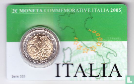 Italië 2 euro 2008 (coincard) "60 years of the Universal Declaration of Human Rights" - Afbeelding 1