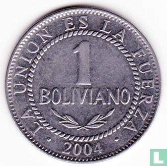 Bolivia 1 boliviano 2004 - Afbeelding 1