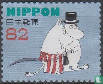 Greeting Stamps Moomin