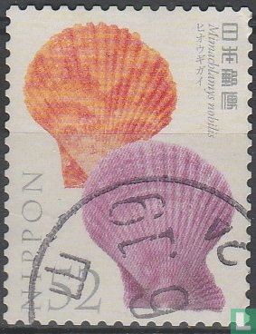 Gruß Briefmarken Sommer Muscheln