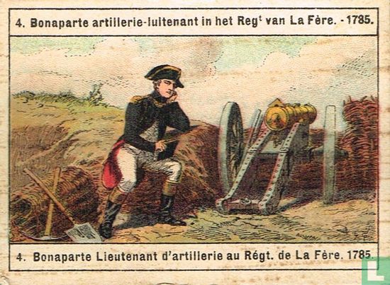 Bonaparte artillerie luitenant in het reg van La Fère - 1785 - Afbeelding 1