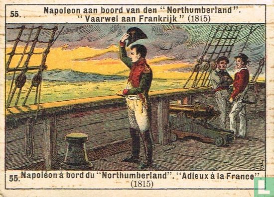 Napoleon aan boord van den "Northumberland". "Vaarwel aan Frankrijk" (1815) - Afbeelding 1
