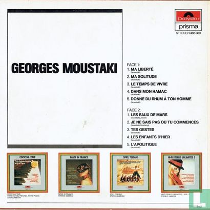 10 Chansons de Moustaki - Image 2