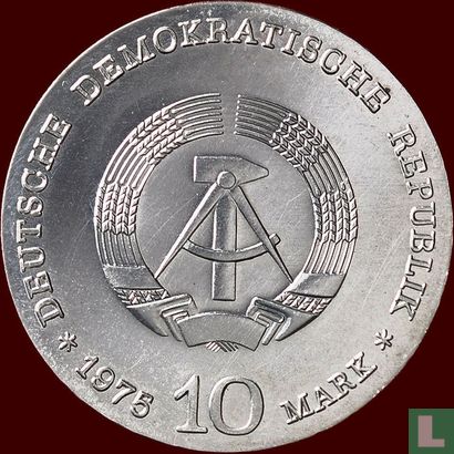 GDR 10 mark 1975 "100th anniversary Birth of Albert Schweitzer" - Image 1