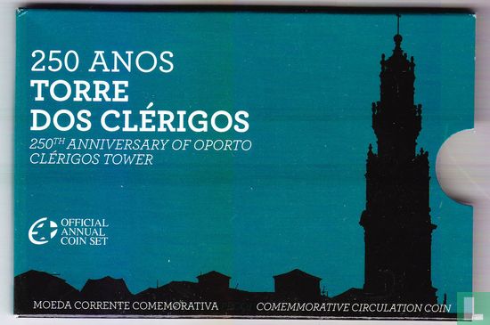 Portugal 2 euro 2013 (PROOF - folder) "250th Anniversary of Oporto Clérigos Tower" - Image 1