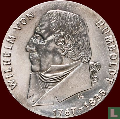 DDR 20 mark 1967 "200th anniversary Birth of Wilhelm von Humboldt" - Afbeelding 2