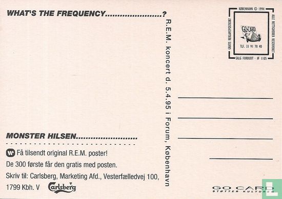 01105 - R.E.M. Monster / Carlsberg - Afbeelding 2