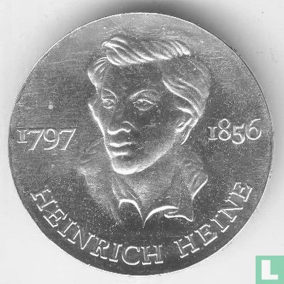 DDR 10 mark 1972 "175th anniversary Birth of Heinrich Heine" - Afbeelding 2
