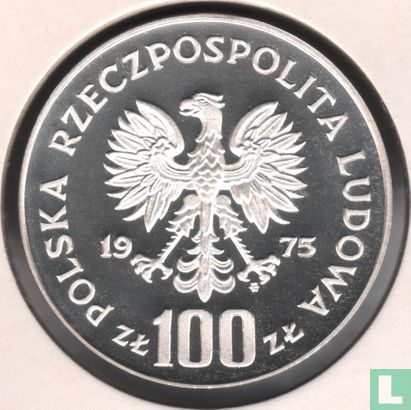 Pologne 100 zlotych 1975 (BE) "Ignacy Jan Paderewski" - Image 1