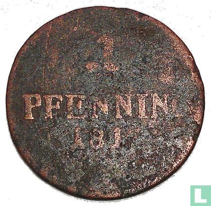 Bavière 1 pfenning 1817 - Image 1