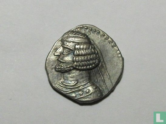 UNITED Greece Antique- of PARTHES - Orodes II (57-38 BC) - AR Drachma - Rhagae mint. (VF / EF) - Rare. - Image 1