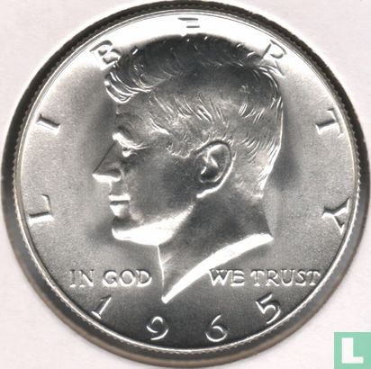 États-Unis ½ dollar 1965 - Image 1