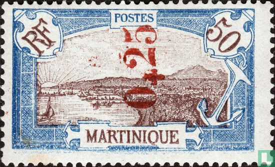 Fort-de-France, mit Aufdruck
