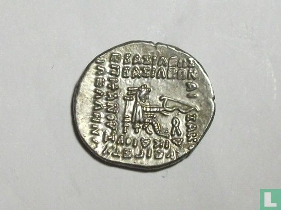 -United Of ancient Greece Parthian. Phraates IV. (38-2 BC) - AR Drachma. - Laodicea mint (SUP / EF) - Rare R2. - Image 2