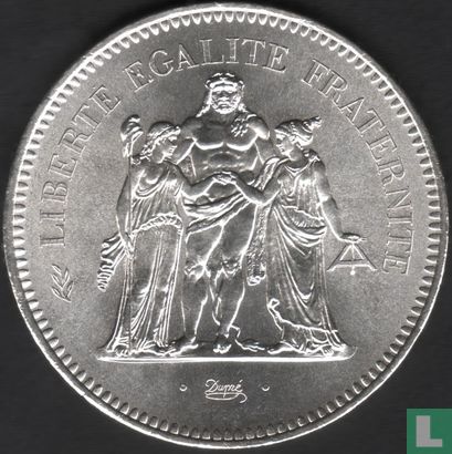 France 50 francs 1977 - Image 2