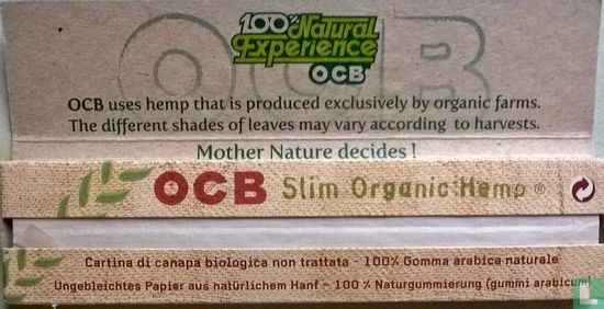 OCB King size Slim Organic hemp (R) - Afbeelding 2