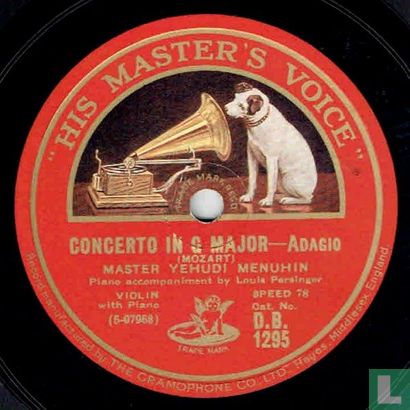 Concerto in G Major - Adagio - Afbeelding 1