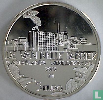 Nederland 5 euro 2015 "Van Nelle factory" - Afbeelding 1
