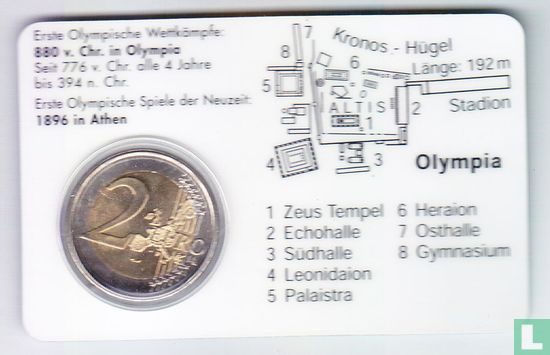 Griekenland 2 euro 2004 (coincard) "Olympic Summer Games in Athens" - Afbeelding 2