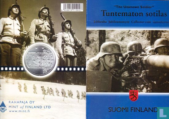 Finnland 10 Euro 2005 (Folder) "Unknown Soldier and Finnish cinematographic art" - Bild 1