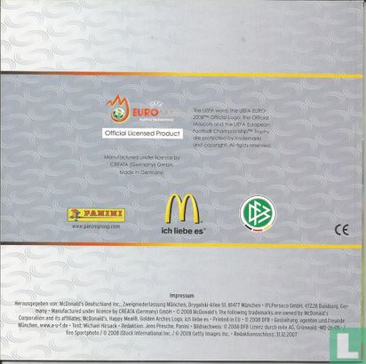 UEFA Euro 2008 - Das Happy Meal Stickeralbum zum Deutschen Nationalteam - Afbeelding 2