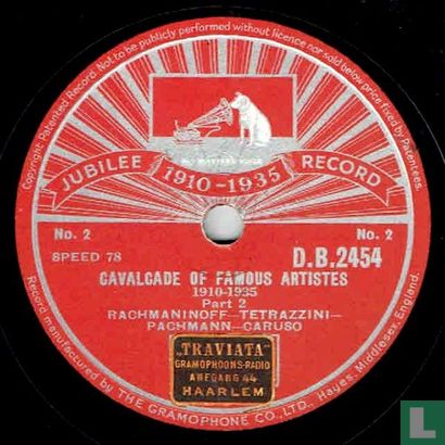 Cavalcade of Famous Artistes - 1910-1935 - Afbeelding 2