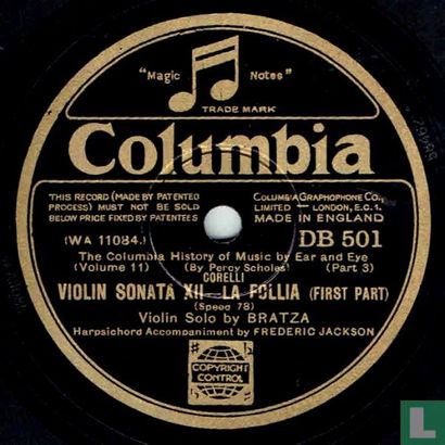 Violin Sonata XII - La Follia (First Part) - Bild 1