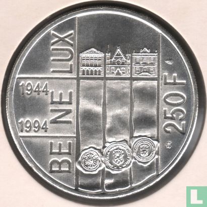 België 250 francs 1994 "50 years of the Benelux" - Afbeelding 1