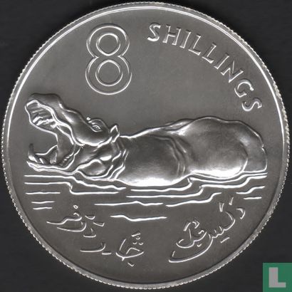 The Gambia 8 shillings 1970 (PROOF) - Image 2