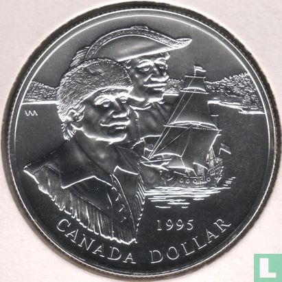 Kanada 1 Dollar 1995 "325th anniversary Founding of the Hudson's Bay Company" - Bild 1