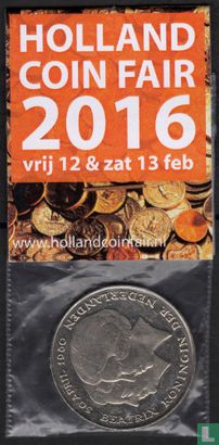 Niederlande 2½ Gulden 1980 (Holland Coin Fair 2016) "Investiture of New Queen" - Bild 1