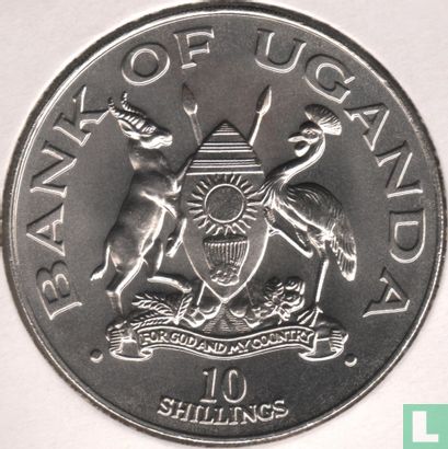 Ouganda 10 shillings 1981 "Wedding of Prince Charles and lady Diana" - Image 2