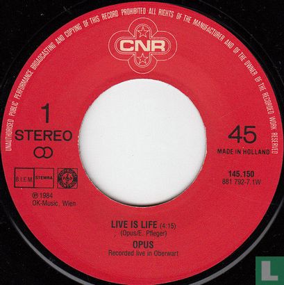 Live Is Life - Afbeelding 3