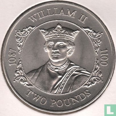 Guernsey 2 Pound 1988 "William II" - Bild 2